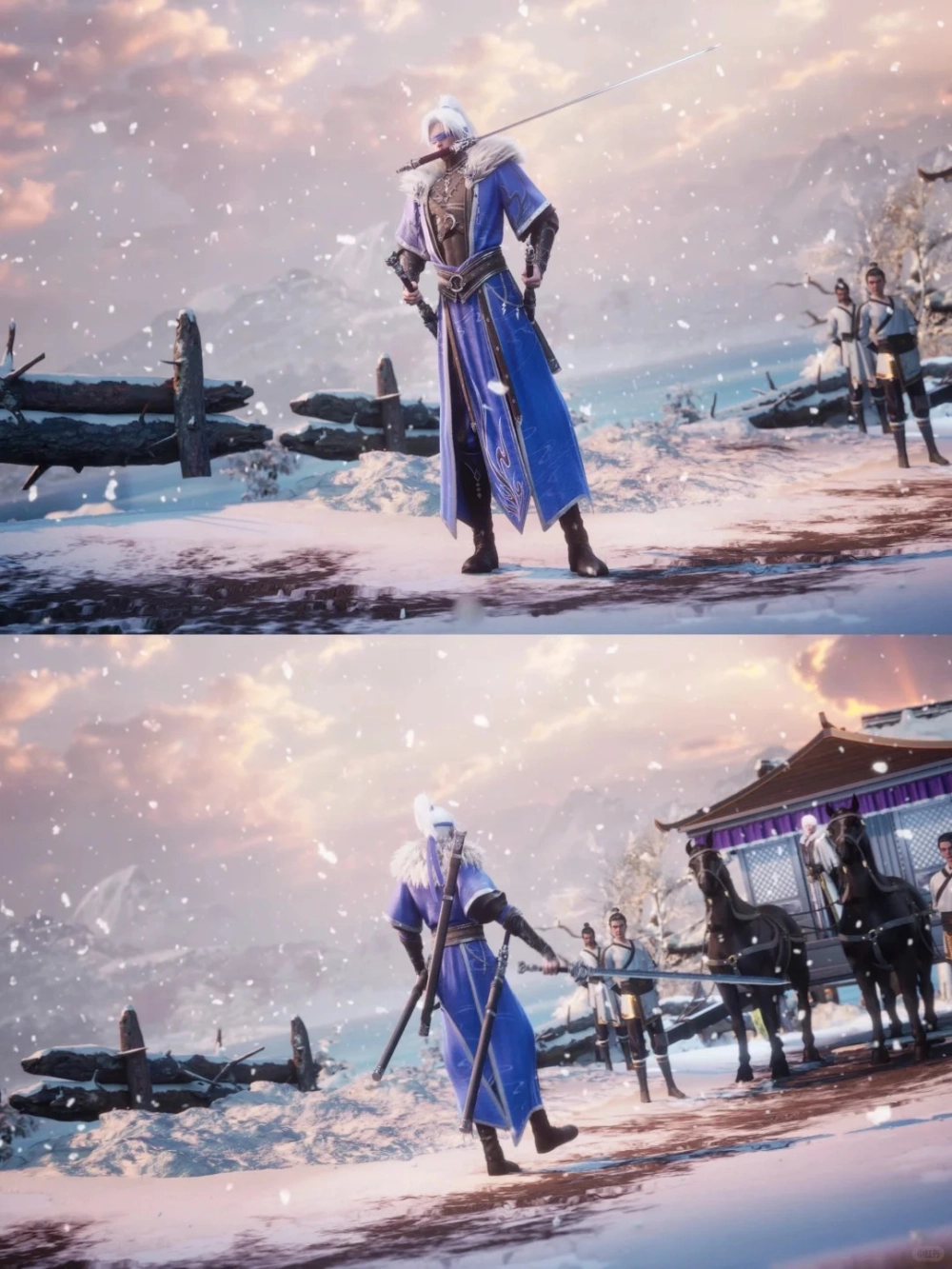 Ảnh An Hải Vương uy nghiêm trên ngai vàng quyền lực