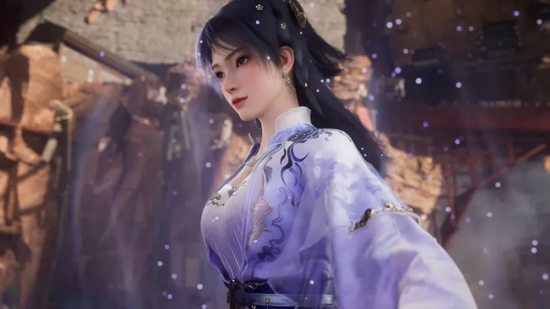 Vẻ đẹp huyền bí của Cơ Tử Nguyệt trong Già Thiên