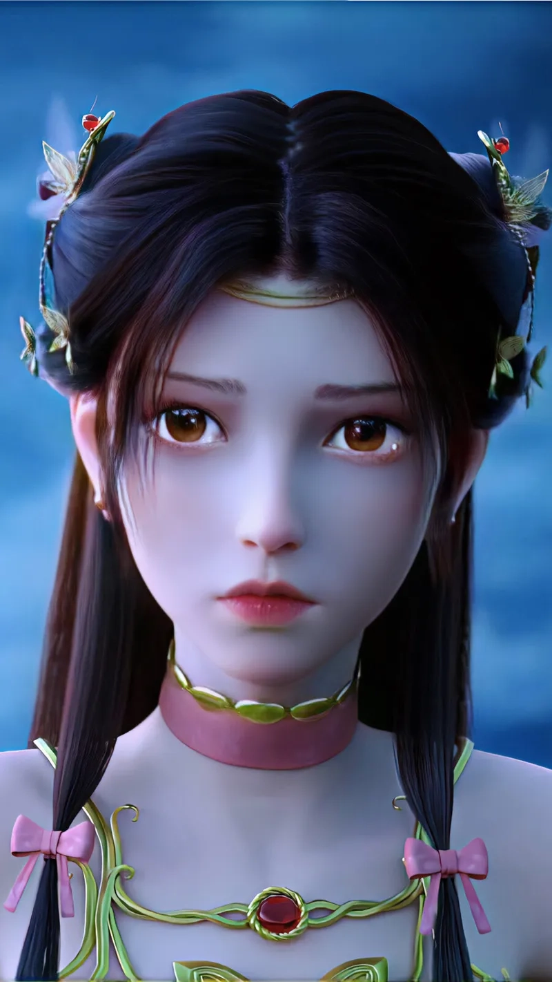 Tạo hình Điền Linh Nhi Anime 3D cực nét