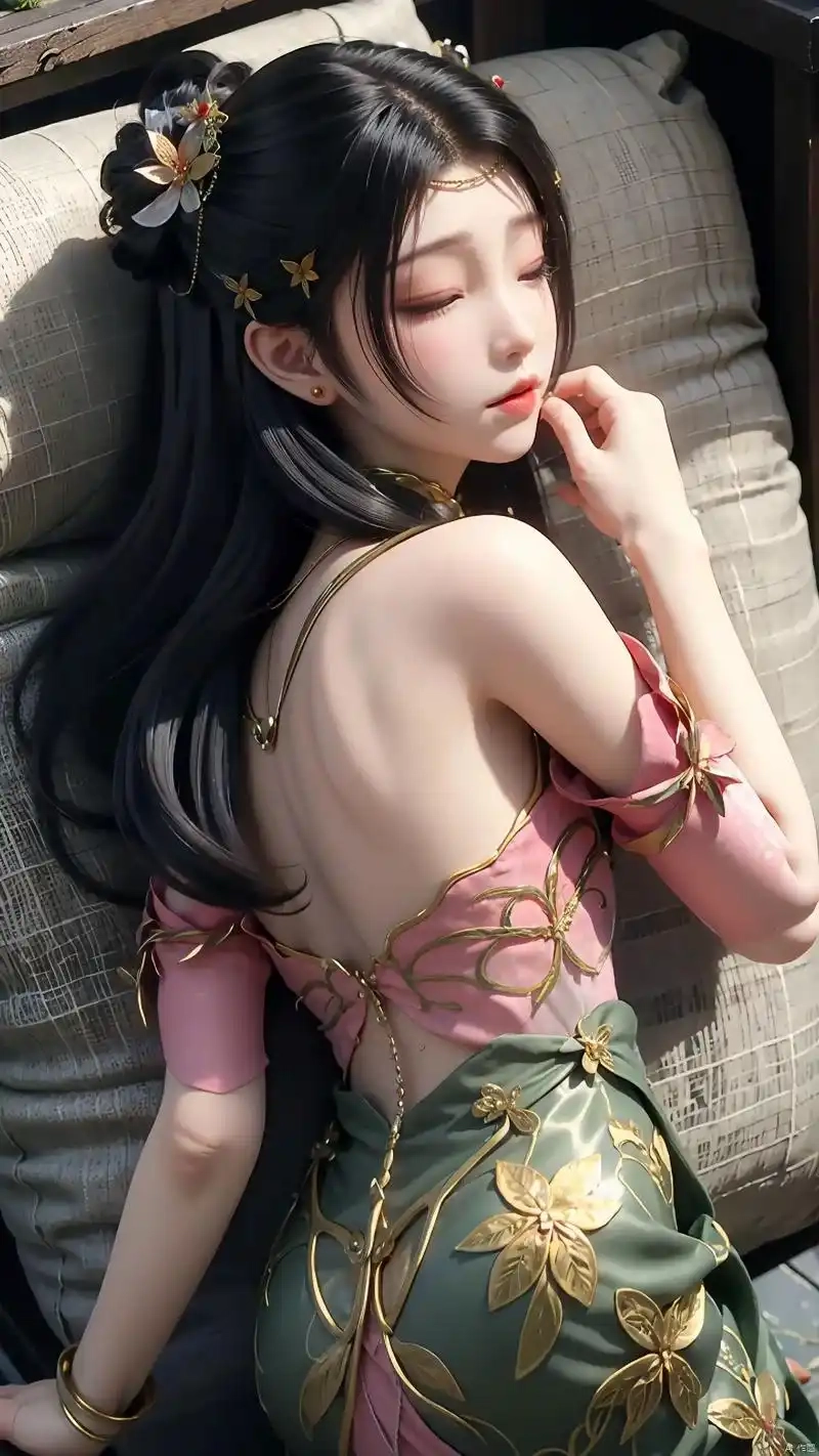 Nàng Điền Linh Nhi dễ thương trong tà áo đỏ