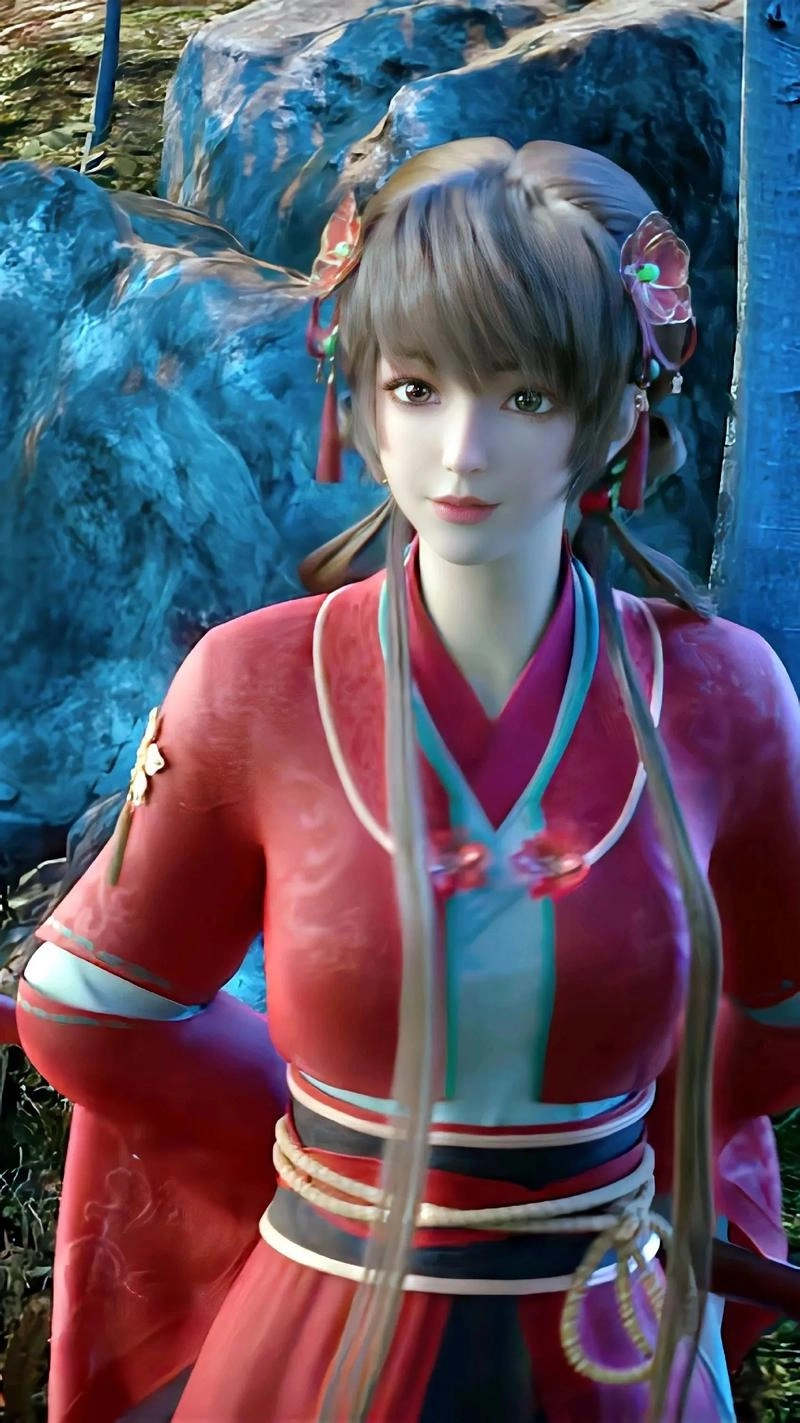 Hình ảnh Hồng Di thăng cấp với hào quang rực rỡ