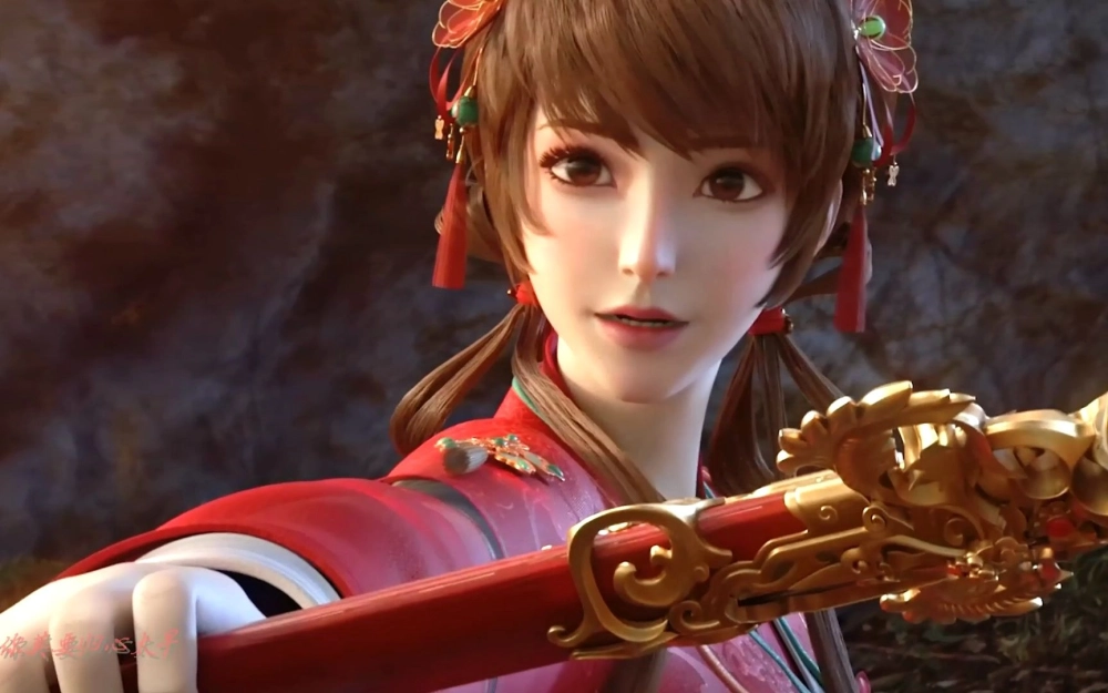 Hình ảnh Hồng Di dũng cảm đối đầu kẻ thù