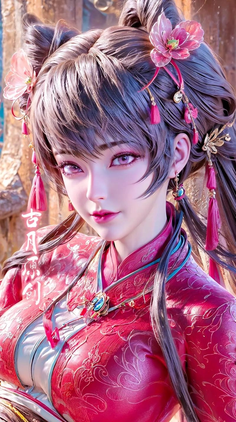 Ảnh 3d Hồng Di với khí chất thanh cao thoát tục