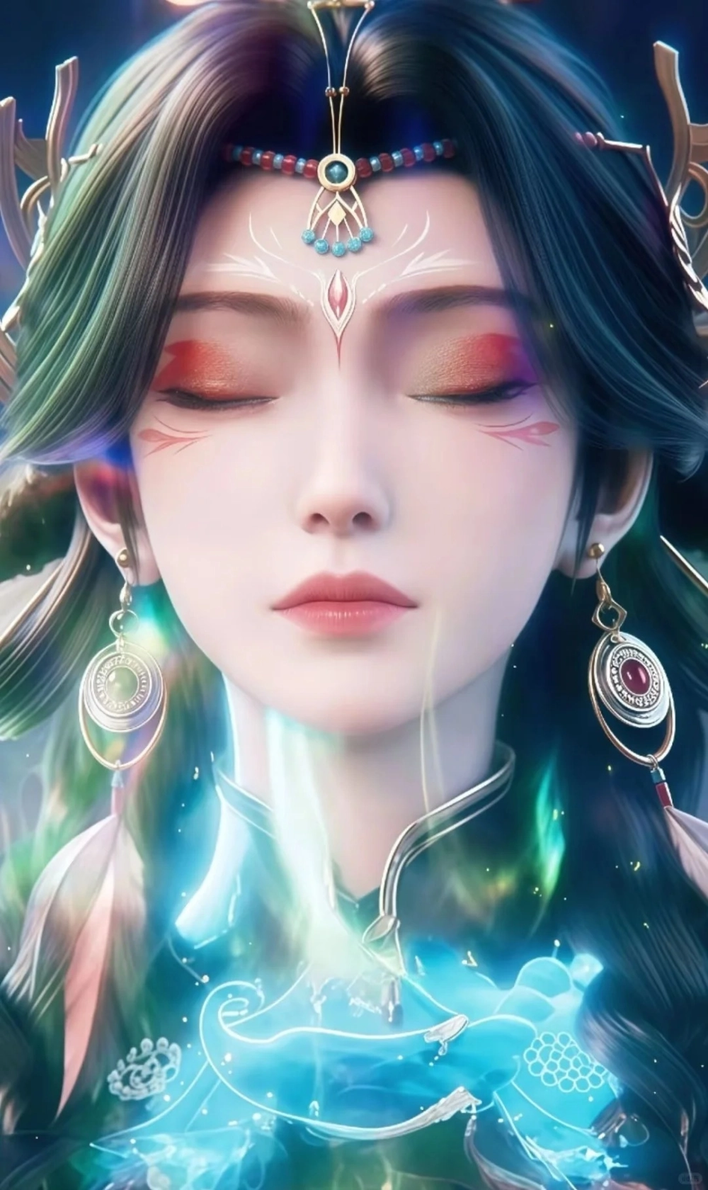 Tạo hình Linh Lung Tiên Tôn 3D với mái tóc dài thanh tú