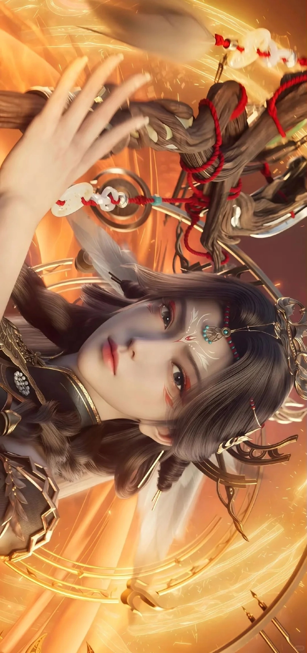 Linh Lung Tiên Tôn và Phương Hàn trong khung cảnh lãng mạn