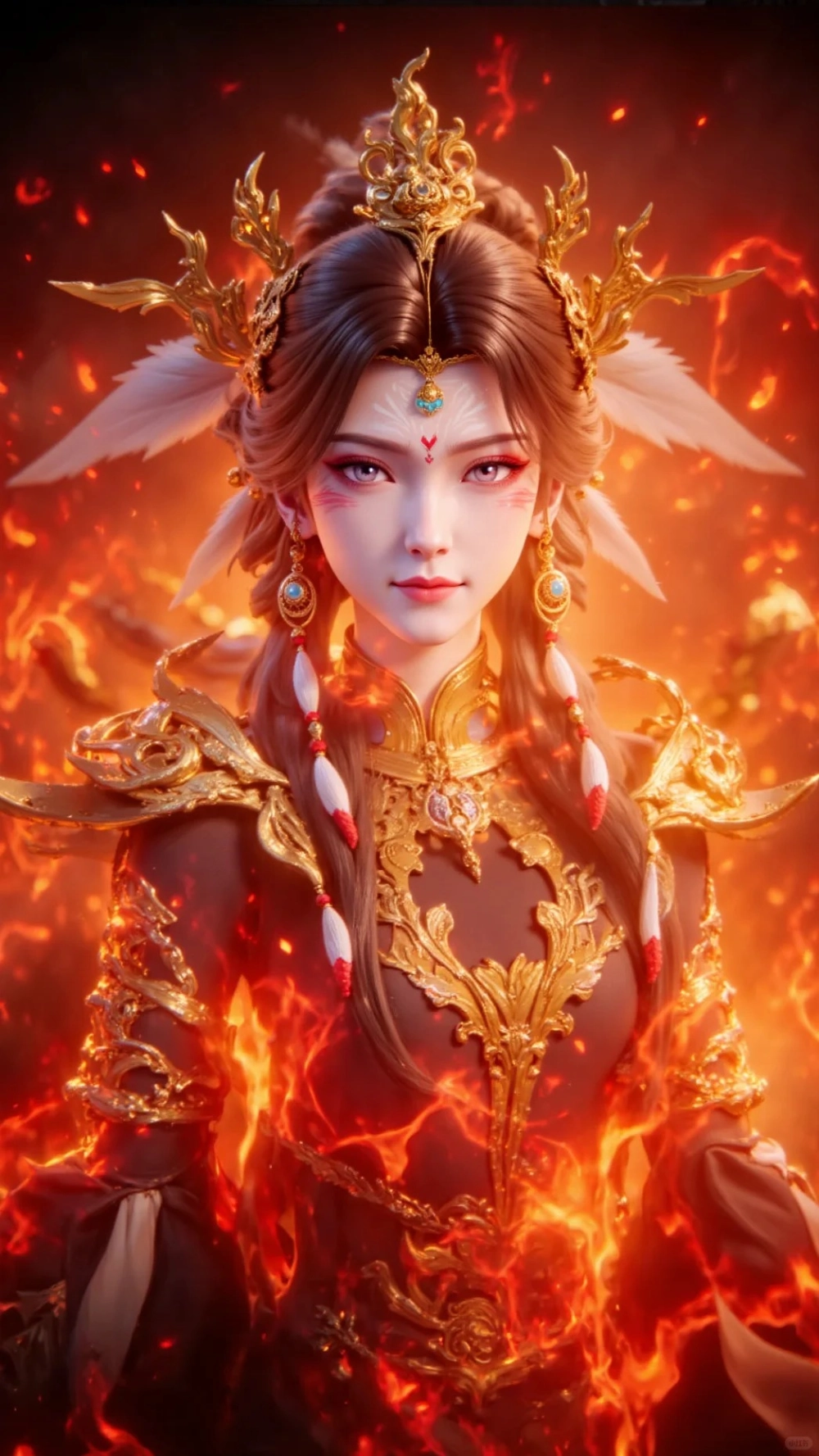 Vẽ Linh Lung Tiên Tôn bằng màu nước đầy nghệ thuật