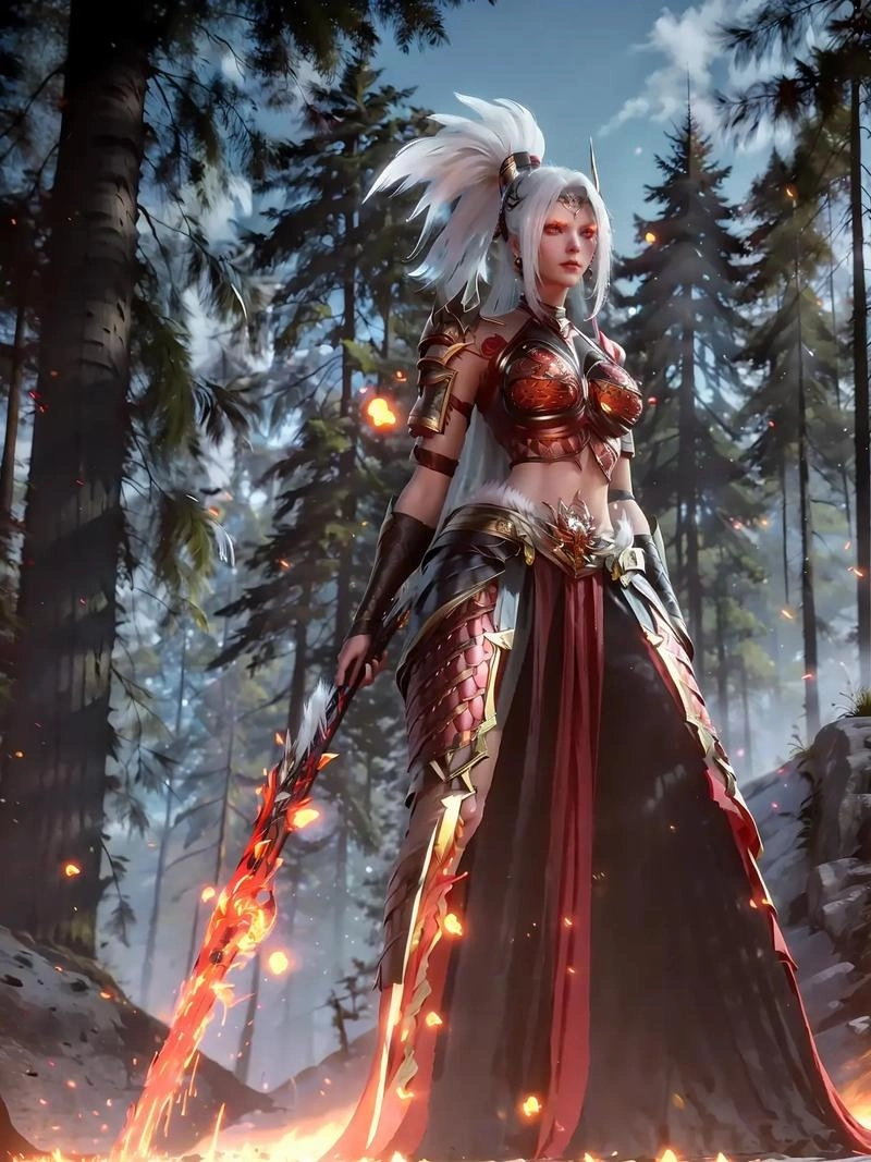 Sức mạnh của Mạnh Tiên Cô được lột tả qua ánh mắt sắc bén