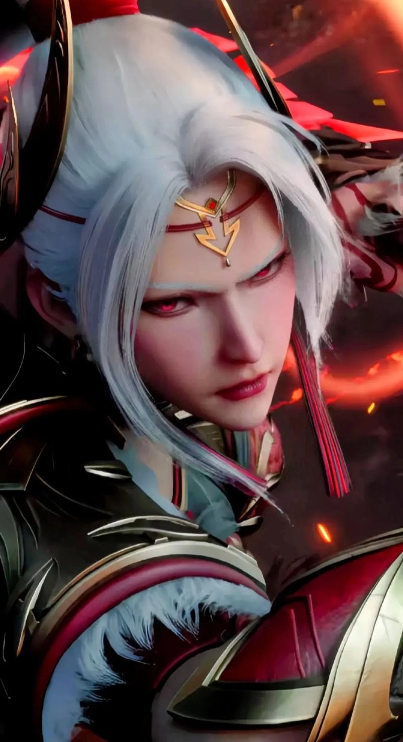 Ảnh 3d Mạnh Tiên Cô đang thi triển thần thông bảo vệ gia tộc