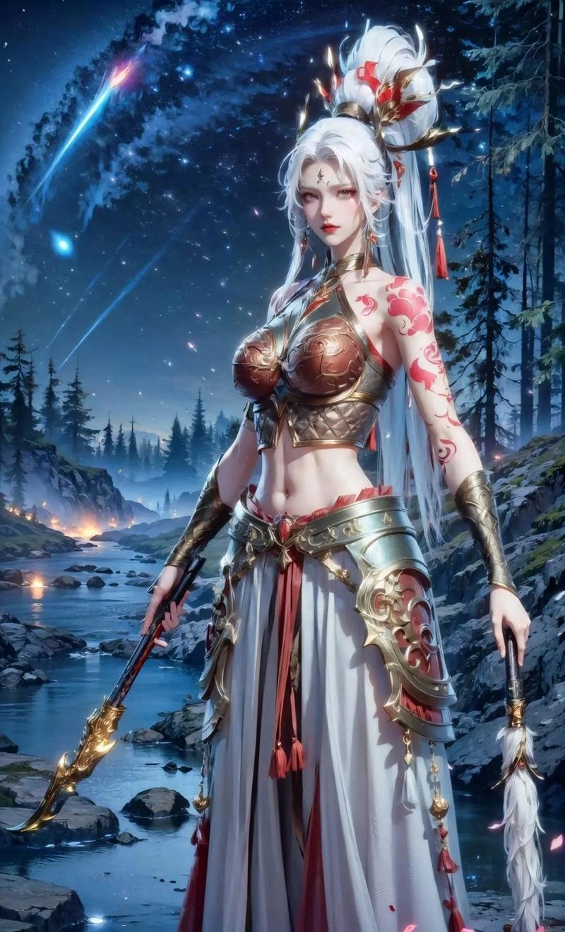 Avatar Mạnh Tiên Cô phong cách anime 3D sắc nét