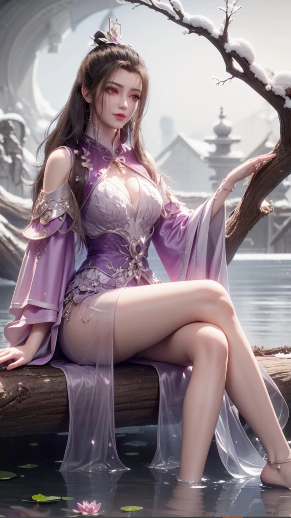 Phong cách anime độc đáo trong Mộc Băng Mi phong cách anime