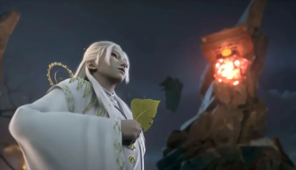 Pháp bảo Phong Bạch Vũ tỏa sáng lung linh trong đêm