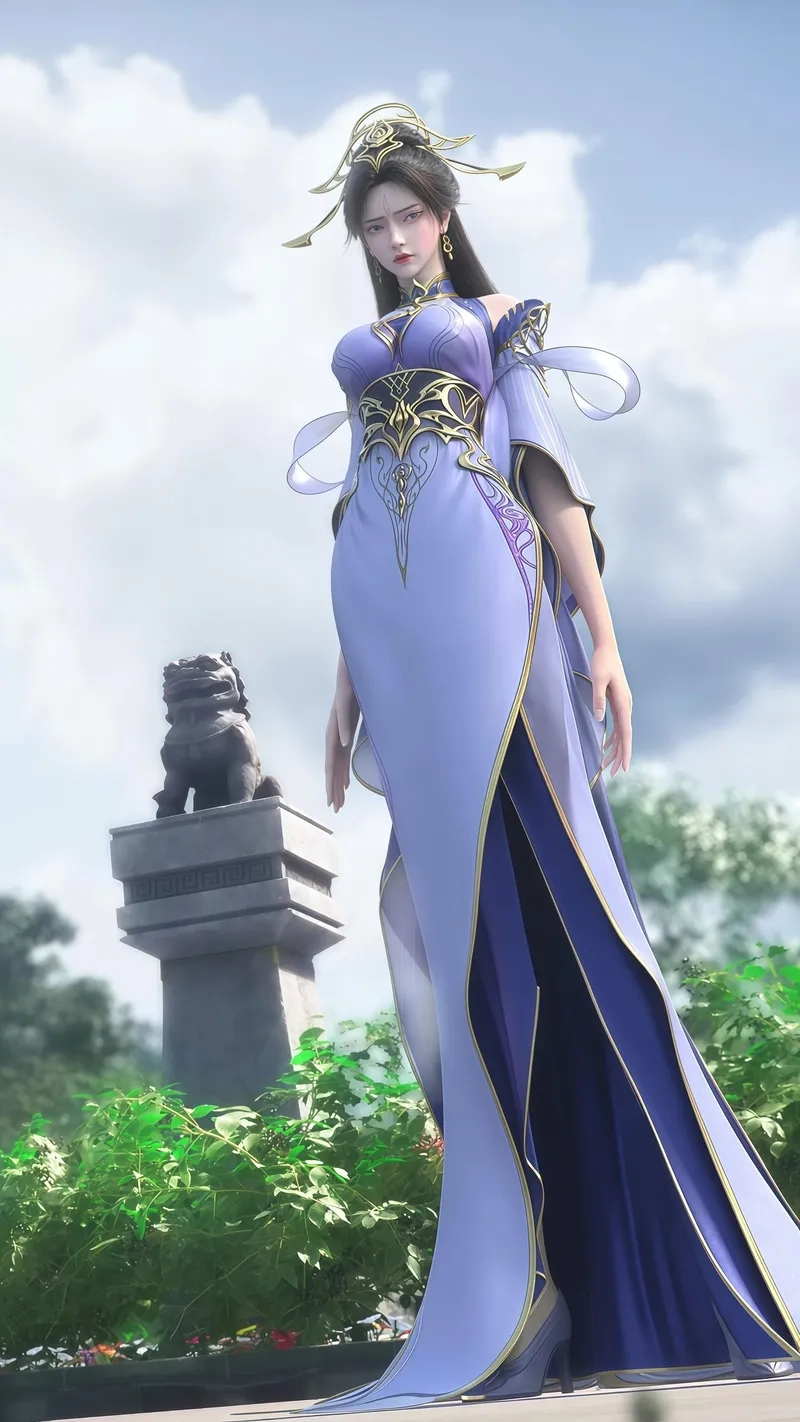 Vẻ ngoài Sở Huyên Nhi lạnh lùng 