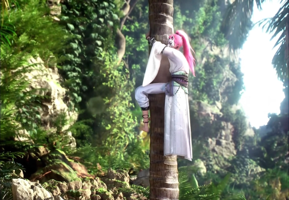 Hình ảnh Thương Nguyên Tổ Sư với mái tóc trắng dài uy nghiêm trong Thương Nguyên Đồ