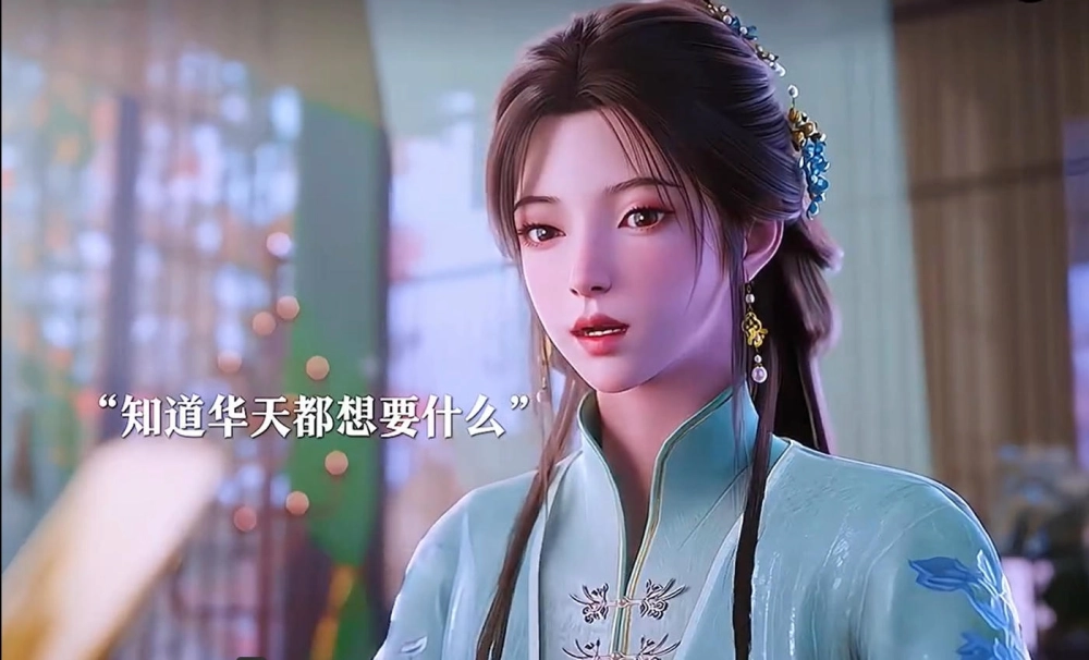 Cosplay Yên Thủy Nhất với bộ váy lụa xanh thướt tha